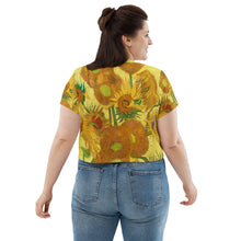 Load image into Gallery viewer, Vincent van Gogh All-Over Print Crop Tee