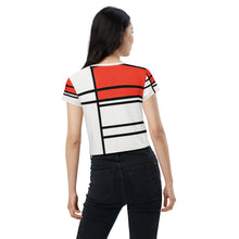Load image into Gallery viewer, All-Over Print Crop Tee