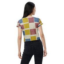 Load image into Gallery viewer, All-Over Print Crop Tee
