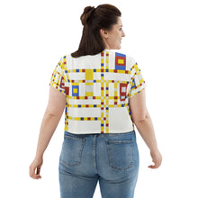 Load image into Gallery viewer, All-Over Print Crop Tee