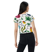 Load image into Gallery viewer, All-Over Print Crop Tee