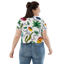 Load image into Gallery viewer, All-Over Print Crop Tee
