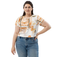 Load image into Gallery viewer, All-Over Print Crop Tee