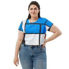 Load image into Gallery viewer, All-Over Print Crop Tee