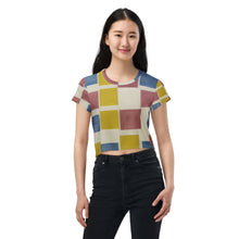 Load image into Gallery viewer, All-Over Print Crop Tee