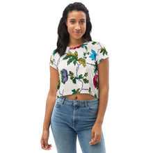 Load image into Gallery viewer, All-Over Print Crop Tee
