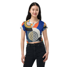 Load image into Gallery viewer, All-Over Print Crop Tee