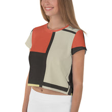 Load image into Gallery viewer, All-Over Print Crop Tee