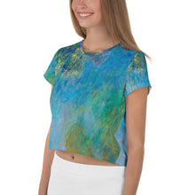 Load image into Gallery viewer, All-Over Print Crop Tee