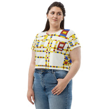 Load image into Gallery viewer, All-Over Print Crop Tee