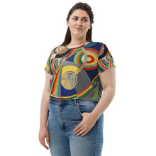 Load image into Gallery viewer, All-Over Print Crop Tee