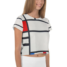 Load image into Gallery viewer, All-Over Print Crop Tee