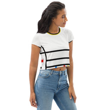 Load image into Gallery viewer, All-Over Print Crop Tee