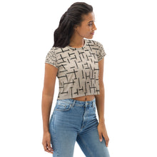 Load image into Gallery viewer, All-Over Print Crop Tee