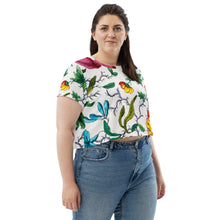 Load image into Gallery viewer, All-Over Print Crop Tee