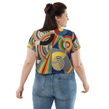 Load image into Gallery viewer, All-Over Print Crop Tee
