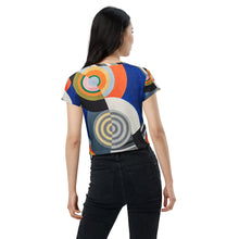 Load image into Gallery viewer, All-Over Print Crop Tee
