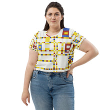 Load image into Gallery viewer, All-Over Print Crop Tee
