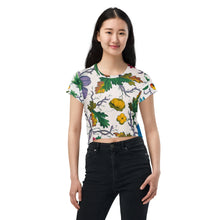 Load image into Gallery viewer, All-Over Print Crop Tee
