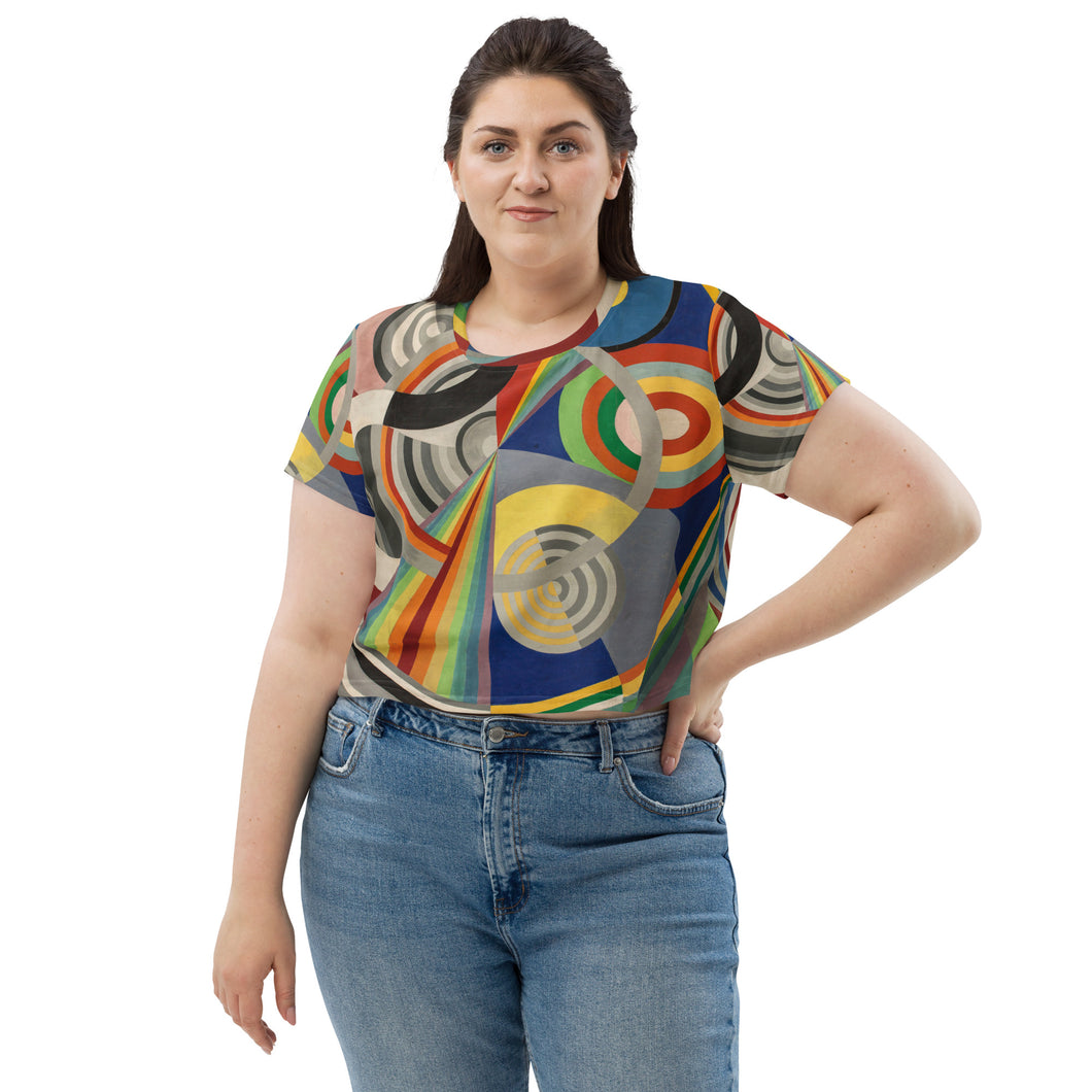 All-Over Print Crop Tee