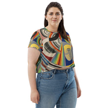 Load image into Gallery viewer, All-Over Print Crop Tee
