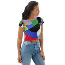 Load image into Gallery viewer, All-Over Print Crop Tee

