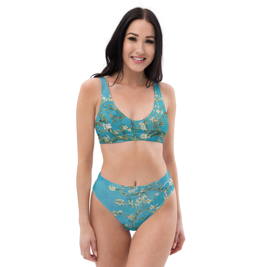 Recycled high-waisted bikini