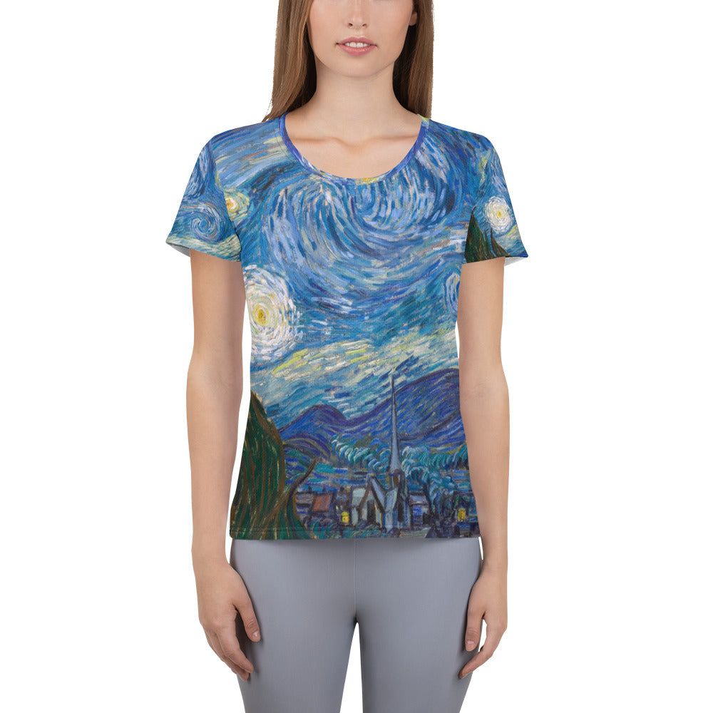 All-Over Print Women's Athletic T-shirt